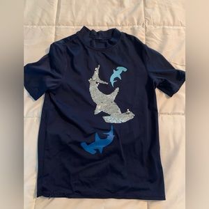 Boys swim top. Lands end size 7